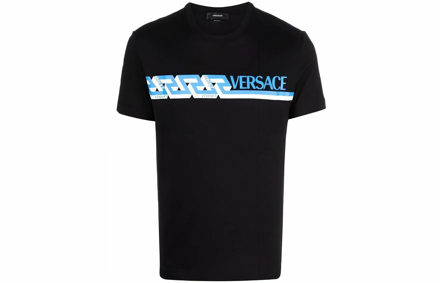 Мужская футболка Versace T (черная)