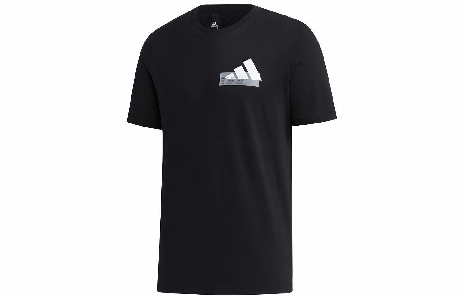 Мужская футболка adidas Mh Gfx T Bos (черная) — фото 1