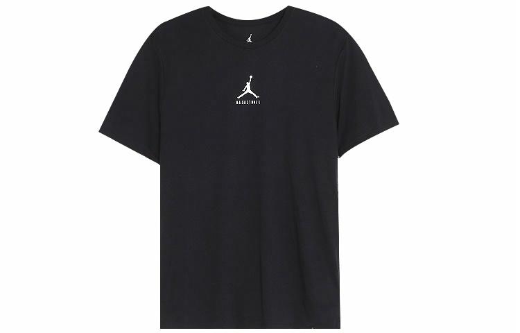 Мужские футболка Jordan Air Logo (черная) — фото 1
