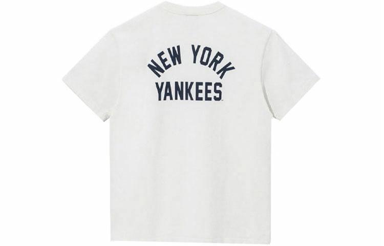 Мужская футболка New New Era MLB logoT (белая)