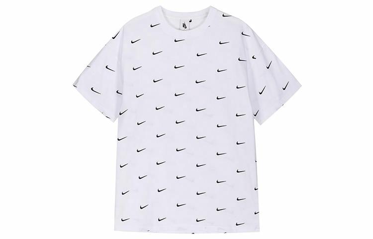 Мужская футболка Nike Nrg Swoosh (белая) — фото 1