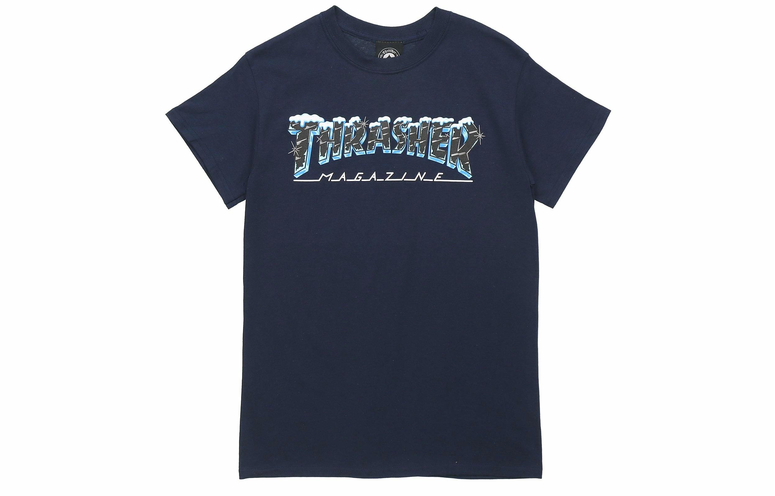 Футболка Thrasher logoT (синяя)