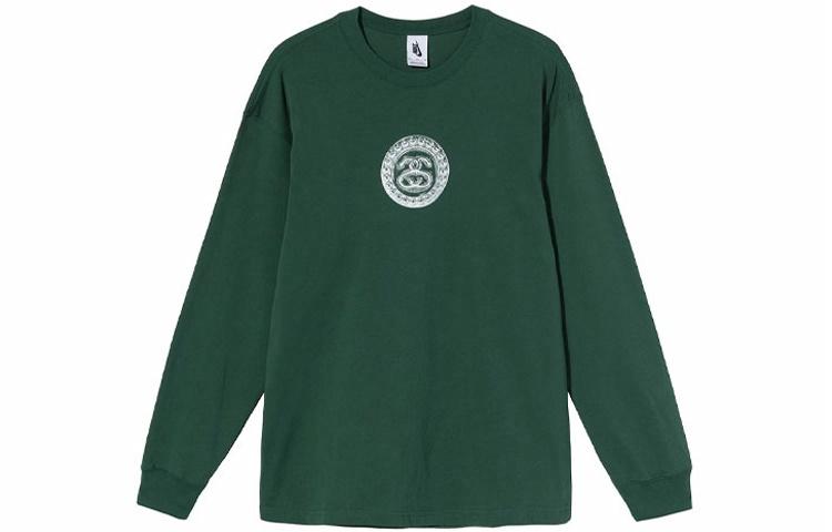 Футболка Stussy x Nike T (зеленая)