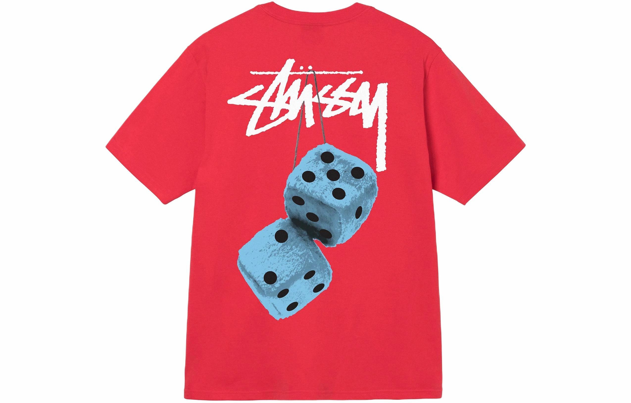 Футболка Stussy Fuzzy Dice Tee (черная)