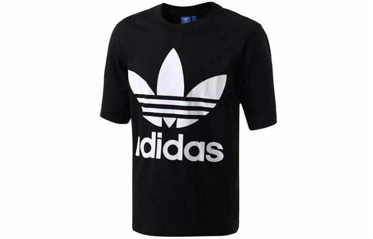 Мужская футболка adidas originals (черная) — фото 1