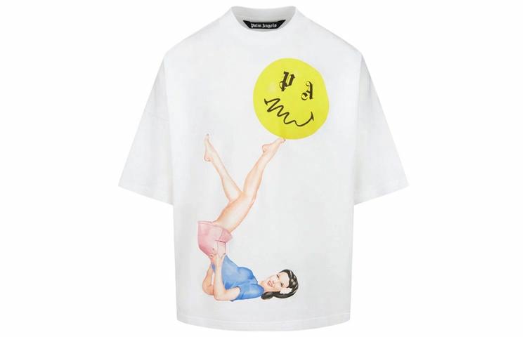 Мужская футболка PALM ANGELS SS21 (белый)