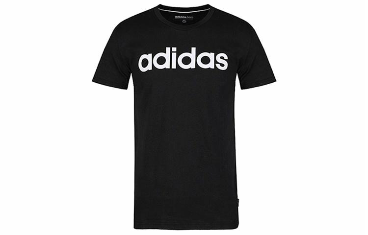 Мужская футболка adidas neo M Ce Gra LogoT (черная) — фото 1