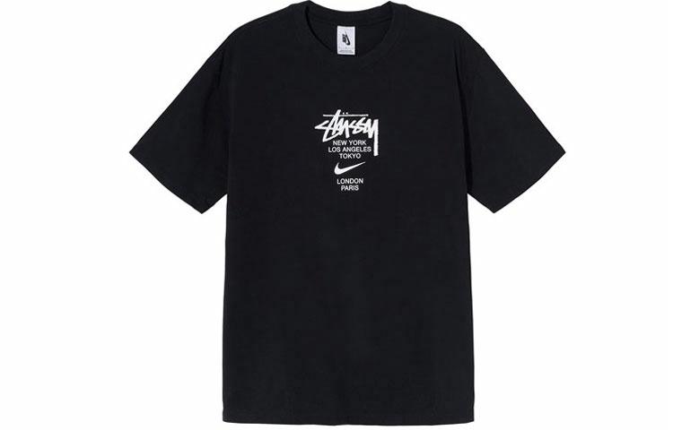 Футболка Stussy x Nike (черная)