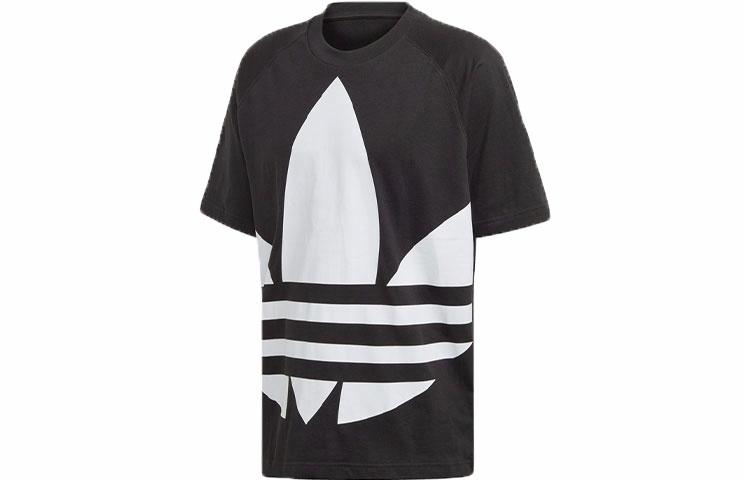 Мужская футболка adidas Big Trefoil Boxy Tee (черная) — фото 1