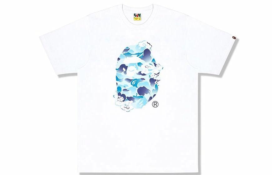Мужская футболка A BATHING APE (зеленый камуфляж)