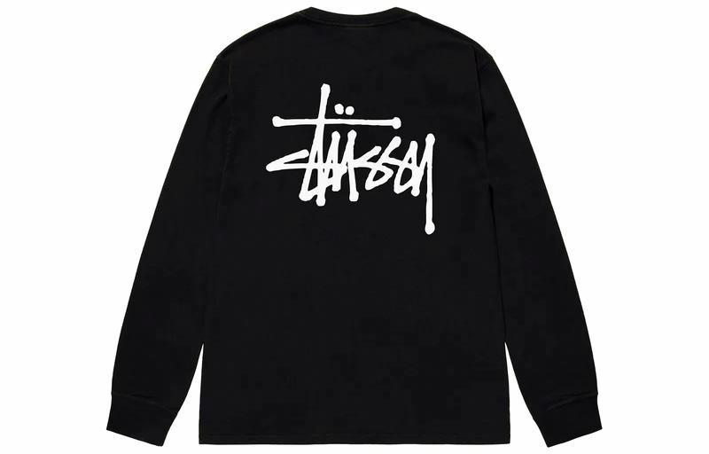 Лонгслив Stussy Basic Ls Tee (черный)