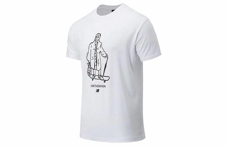 Мужская футболка New Balance Graphic Tee (белая)