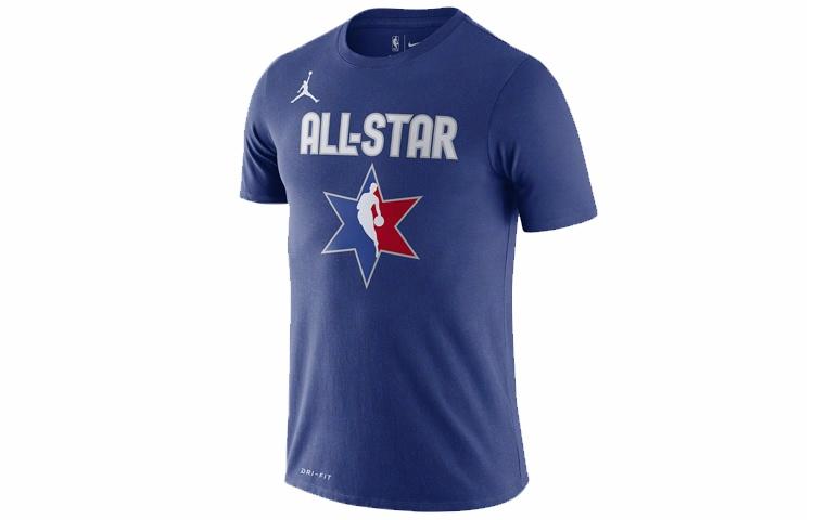 Мужские футболка Nike NBA ALL-STAR NBA2020 DRI-FIT T (синяя) — фото 1