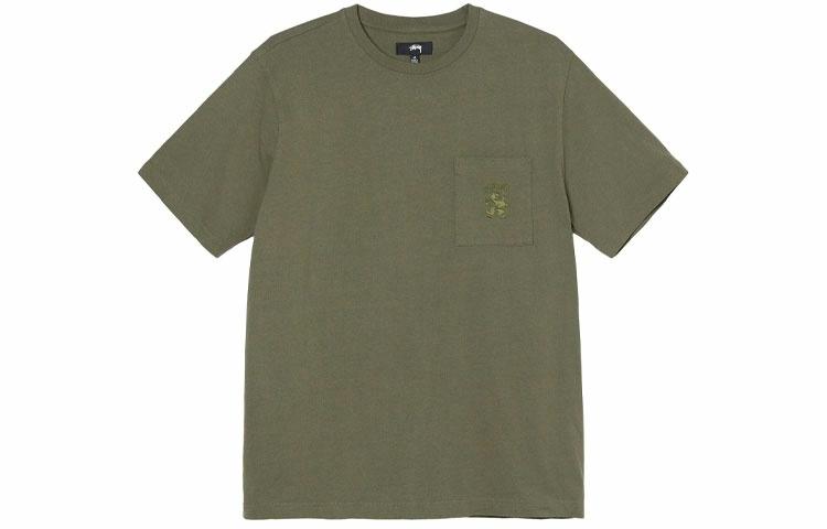 Футболка Stussy Regal Pocket Tee (бежевая) — фото 4