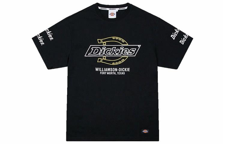 Мужская футболка Dickies SS21 Puff Logo (черная)