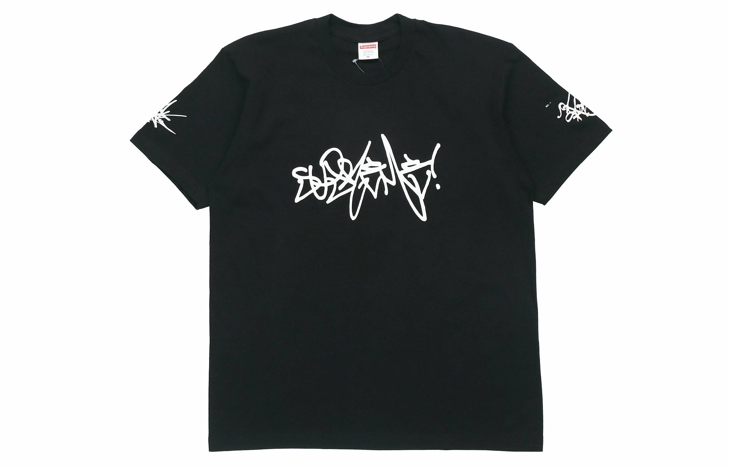Футболка Supreme SS20 Graffiti Logo (черная)