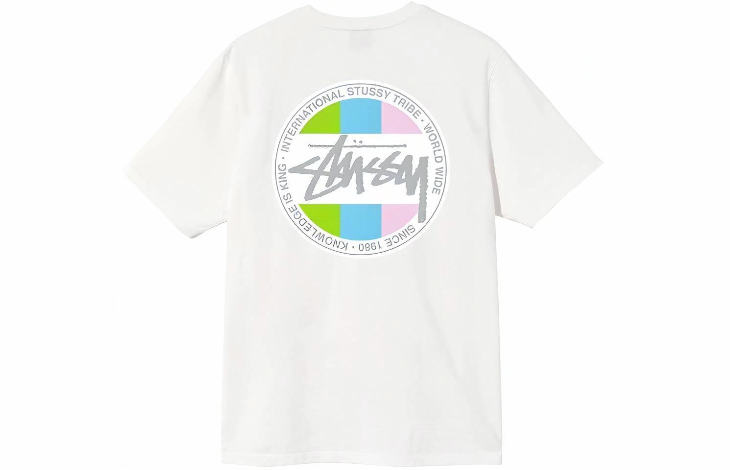 Футболка Stussy Classic Dot Dyed Tee (многоцветный) — фото 3