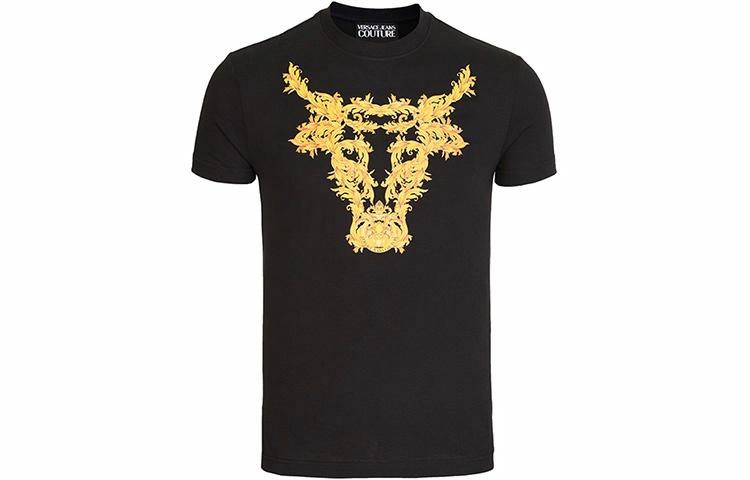 Мужская футболка Versace VERSACE JEANS COUTURE SS21 (черная)