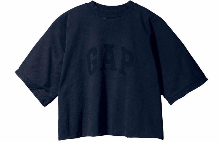 Футболка Yeezy × Gap x Balenciaga (темно-синяя)