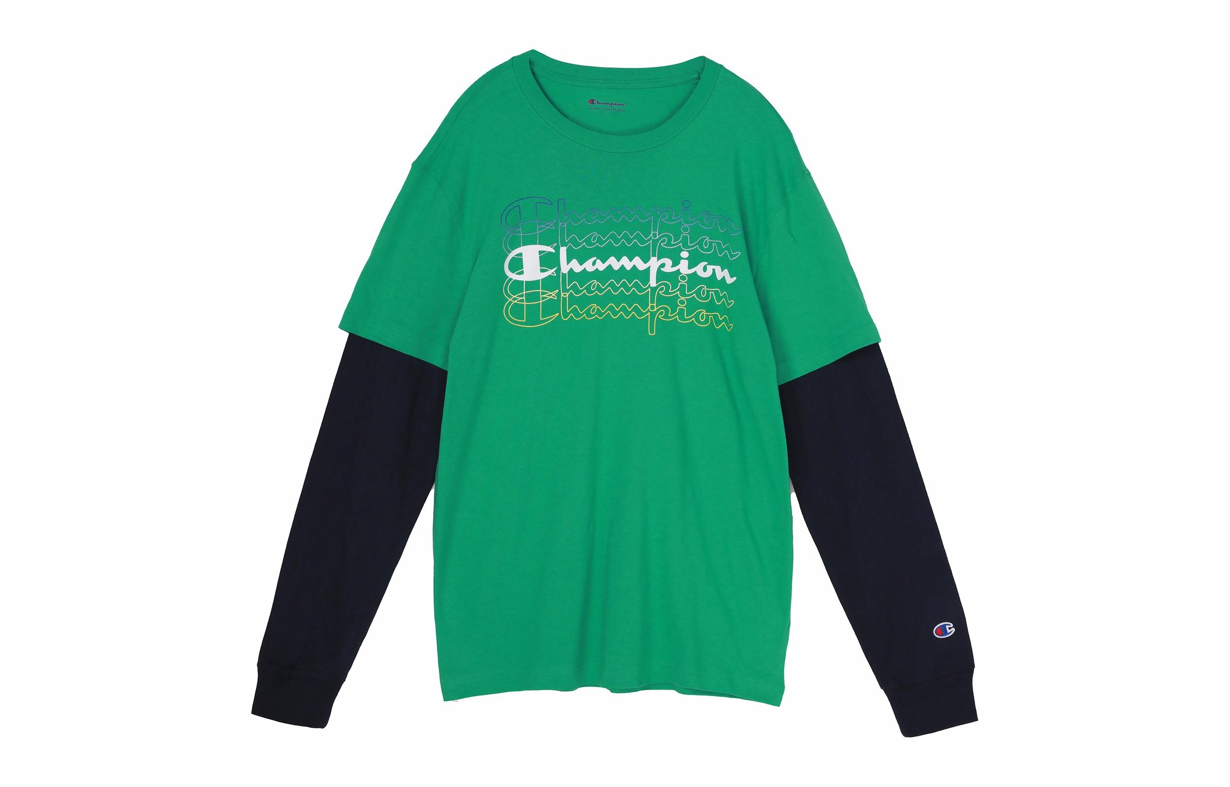 Футболка Champion (зеленая) — фото 1