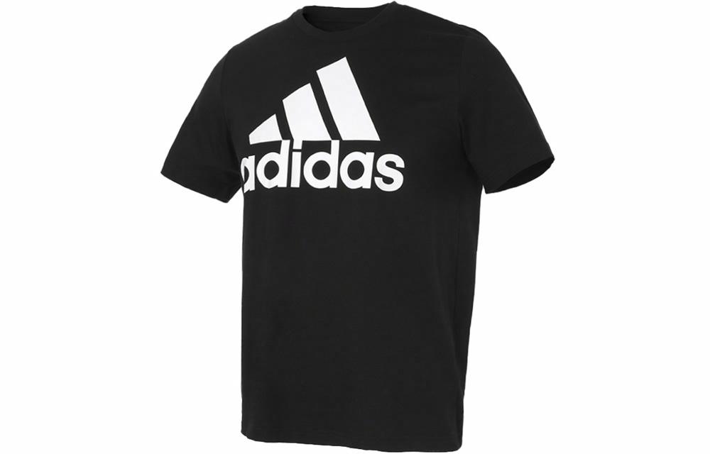 Мужская футболка adidas ESSENTIALS (черная) — фото 1