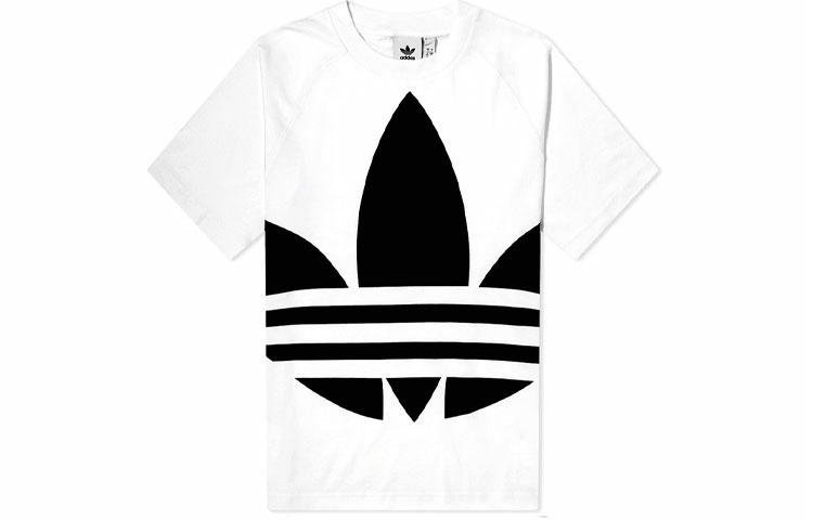 Мужская футболка adidas originals Big Trefoil Boxy Tee (белая) — фото 1