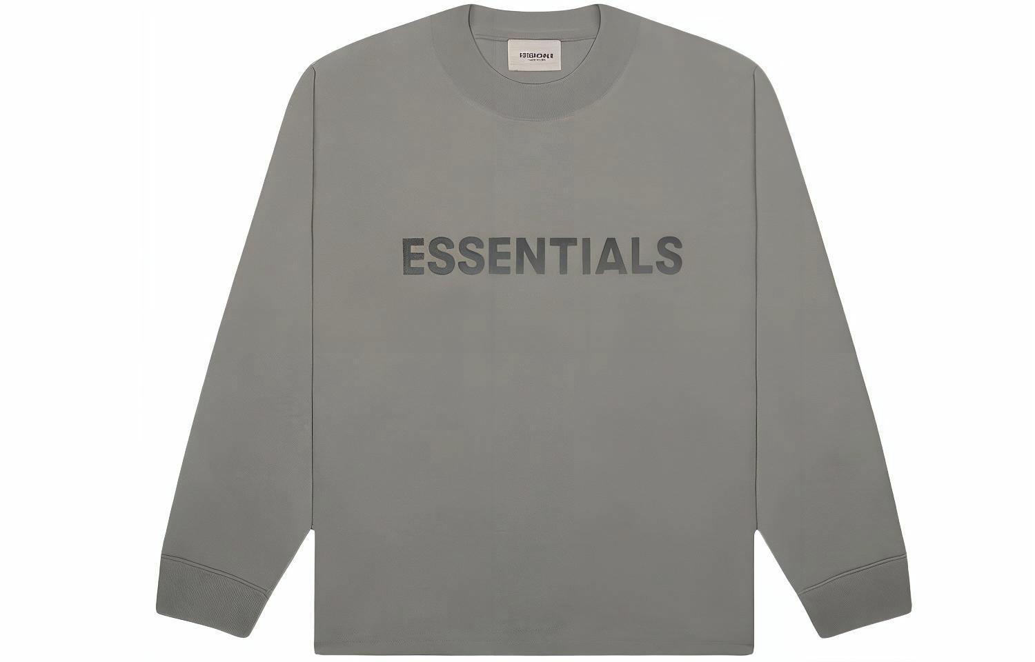 Лонгслив Fear of God Essentials FW20 (серый)