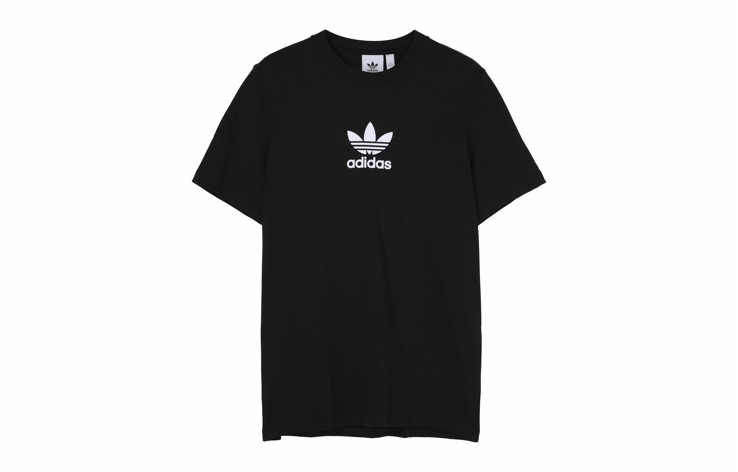 Мужская футболка adidas originals Liquid Adiclr Prm Tee LogoT (черная) — фото 1