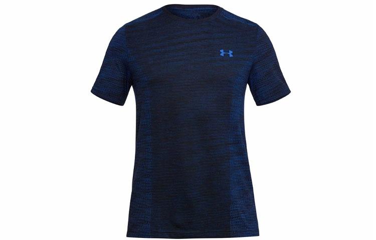 Мужская футболка Under Armour Under Armour RUSH HEATGEAR TRUE INK T (синий) — фото 1