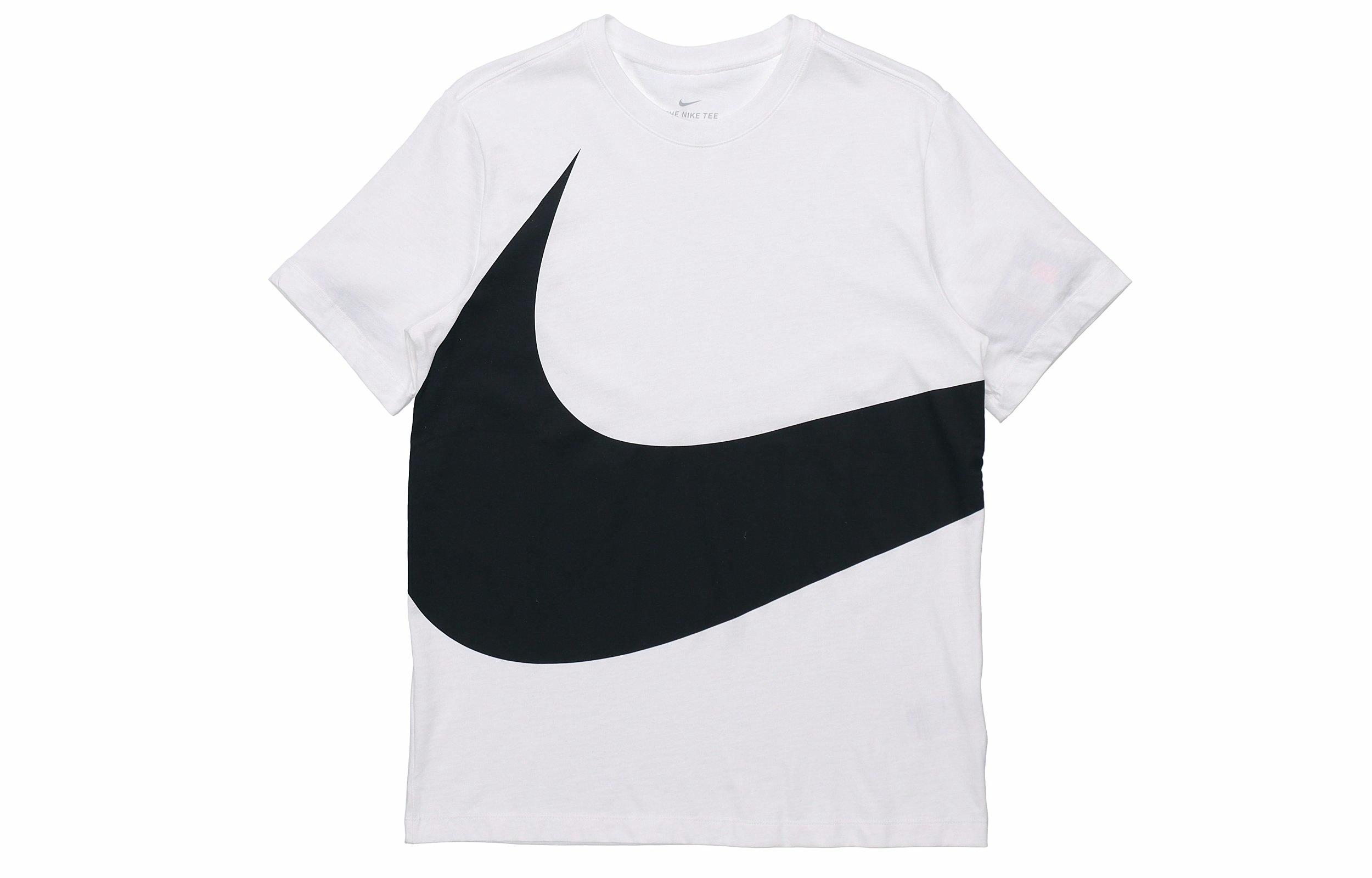 Мужская футболка Nike Sportswear Swoosh (белая) — фото 1