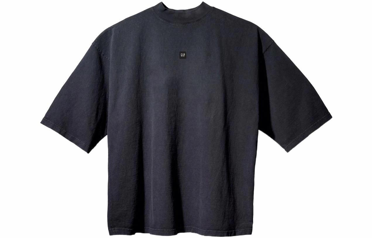 Футболка Yeezy YEEZY × Gap x Balenciaga 3/4 Sleeve Tee (волошено-черная)