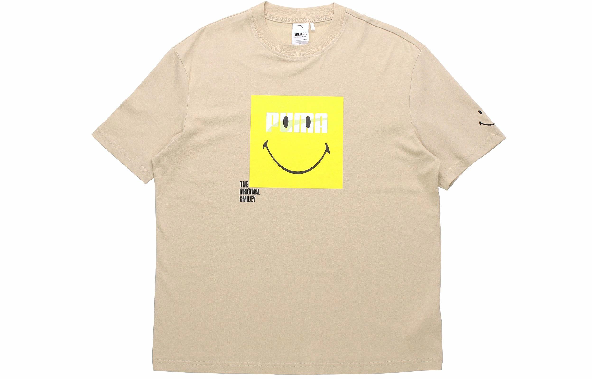 Футболка PUMA x Smiley T (каки) — фото 1