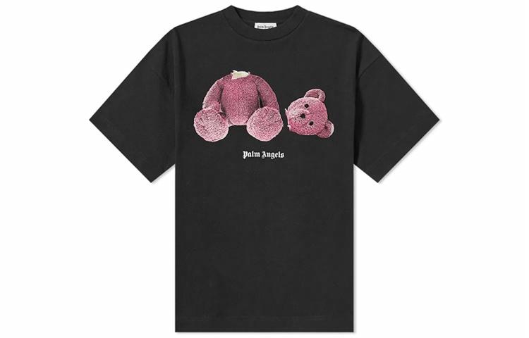 Мужская футболка PALM PALM ANGELS Kill The Bear Tee T (черная)