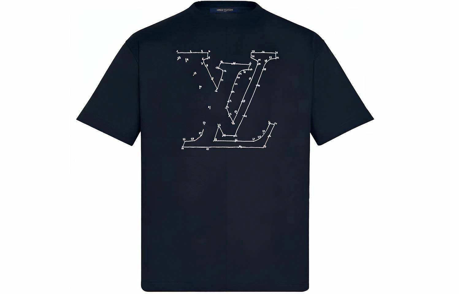Мужская футболка Louis Vuitton (синяя)