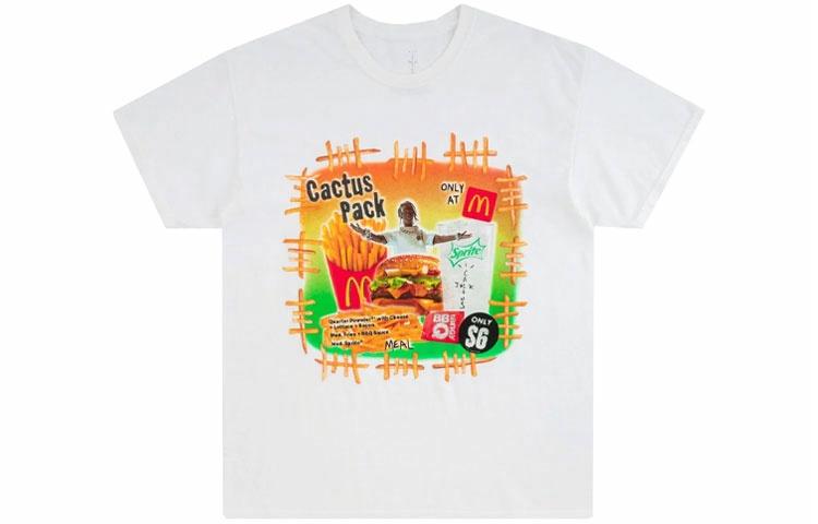 Мужская футболка Travis Scott Cactus Jack Vintage Bootleg Tee (белая)