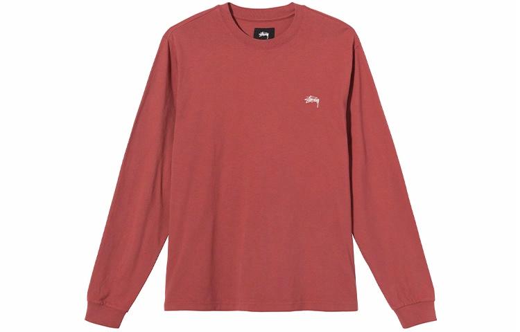 Лонгслив Stussy Overdyed L/S Tee (черный) — фото 5