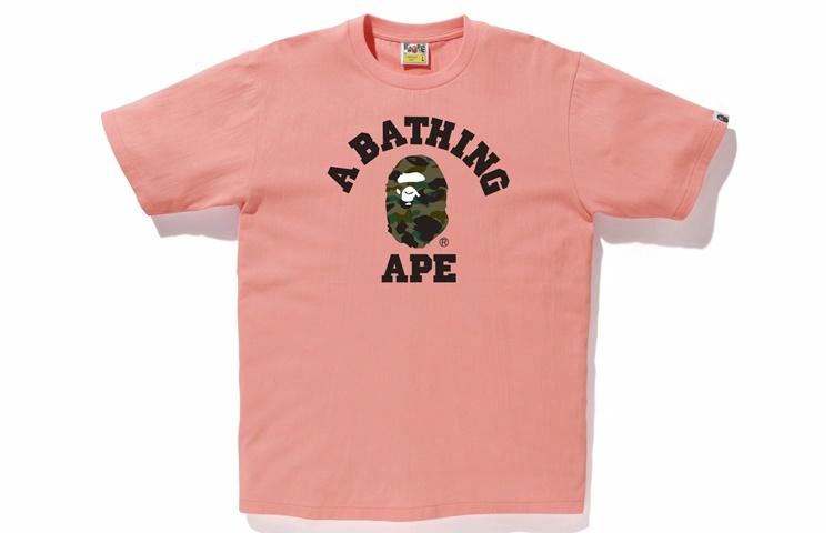 Мужская футболка A BATHING APE Камуфляж (разноцветная)