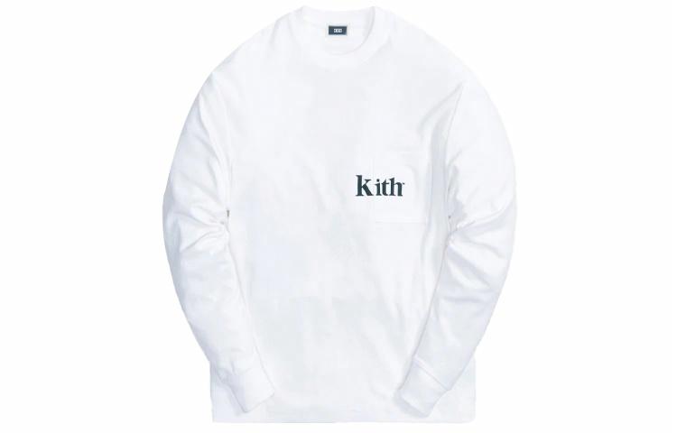 Лонгслив KITH Quinn Tee (белый)