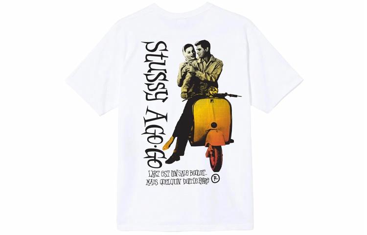 Футболка Stussy T (черно-белая) — фото 3