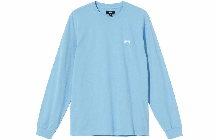 Лонгслив Stussy Overdyed L/S Tee (черный) — фото 17