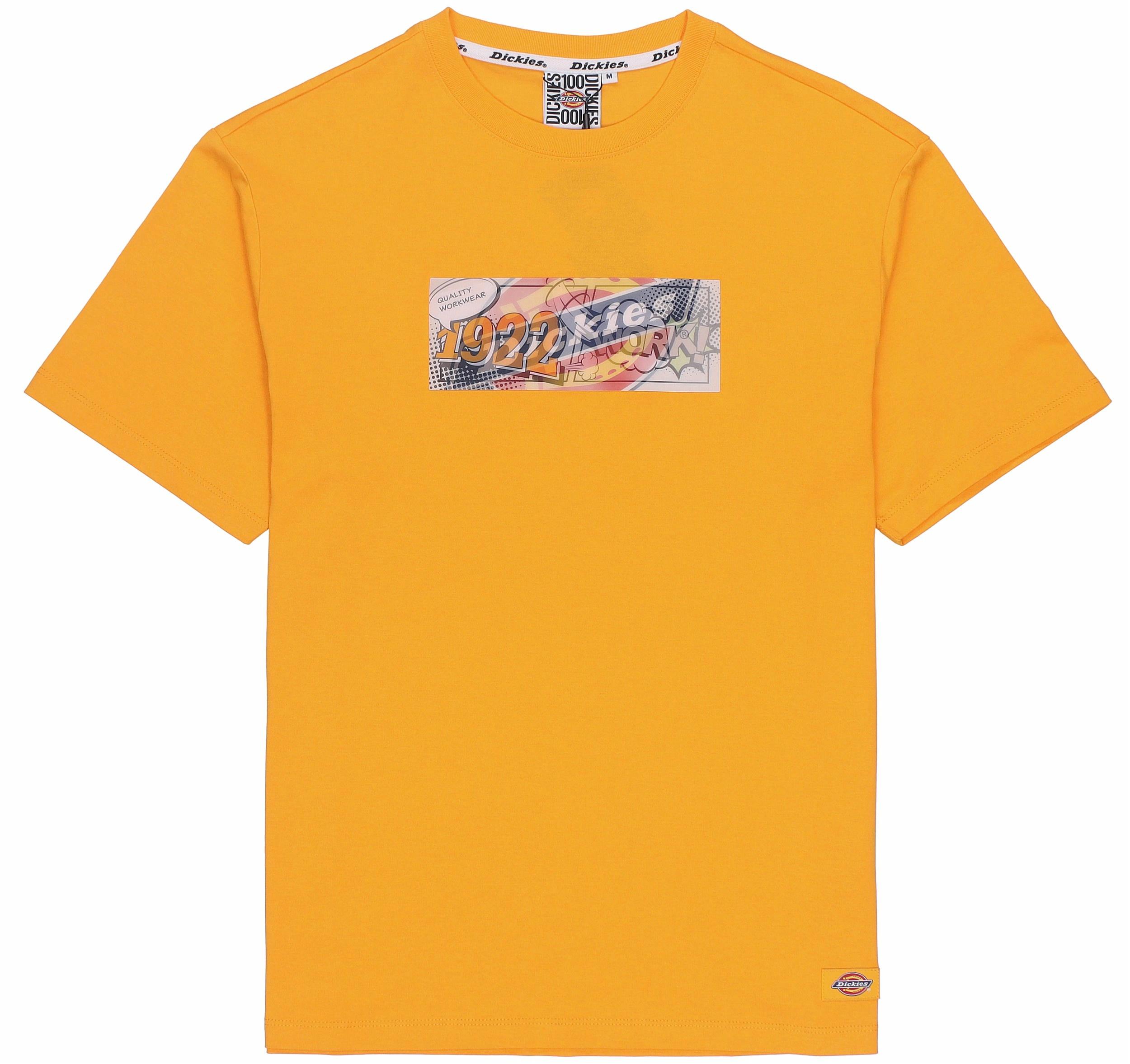 Мужская футболка Dickies SS22 (ярко-оранжевая)
