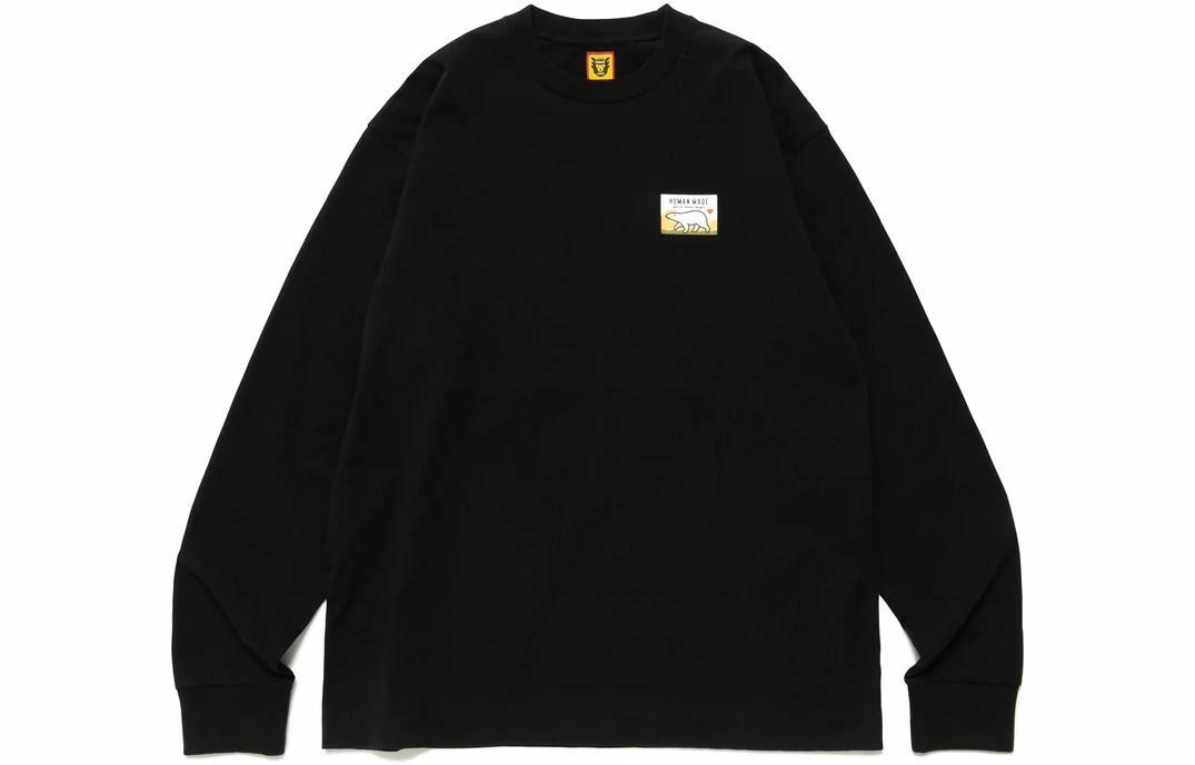 Футболка с длинным рукавом Human Made Graphic l/s t-shirt SS23 (белая)