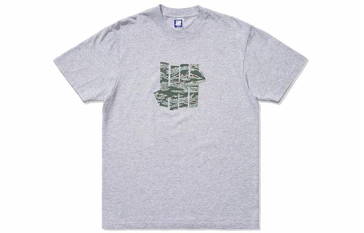Футболка UNDEFEATED Five Strikes Camo Logo (зеленая)