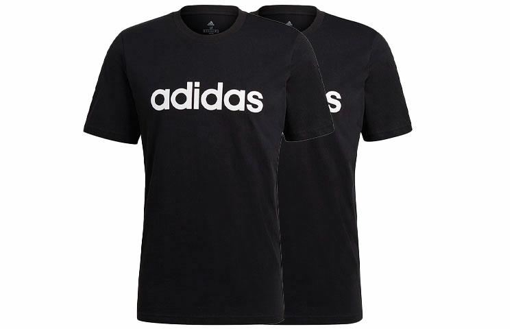 Мужская футболка adidas ESSENTIALS M Lin Sj T (черная) — фото 6