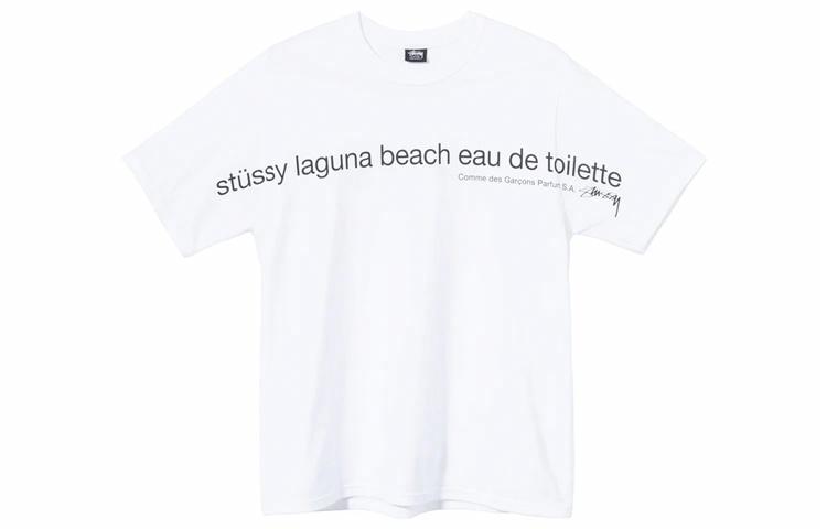 Футболка Stussy Stussy x CDG (белая)