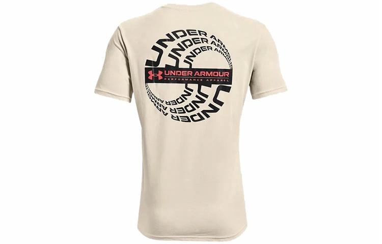 Мужская футболка Under Armour T (светло-бежевая) — фото 1