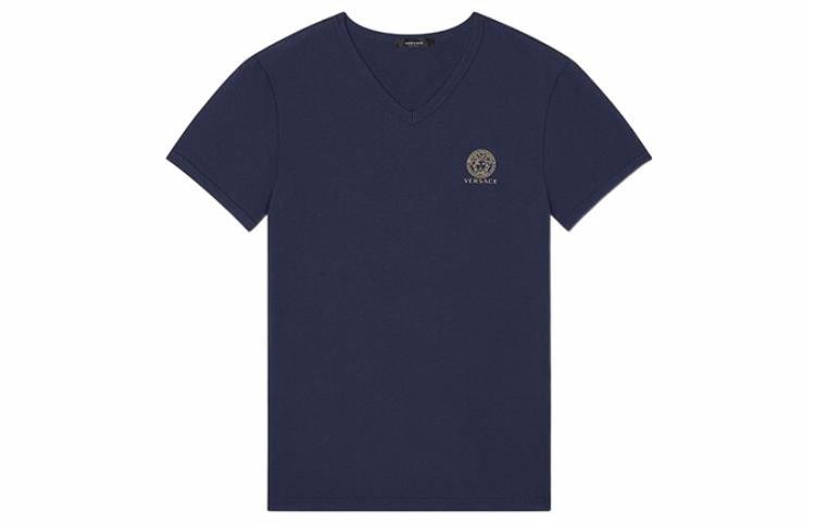 Мужская футболка Versace (синяя)