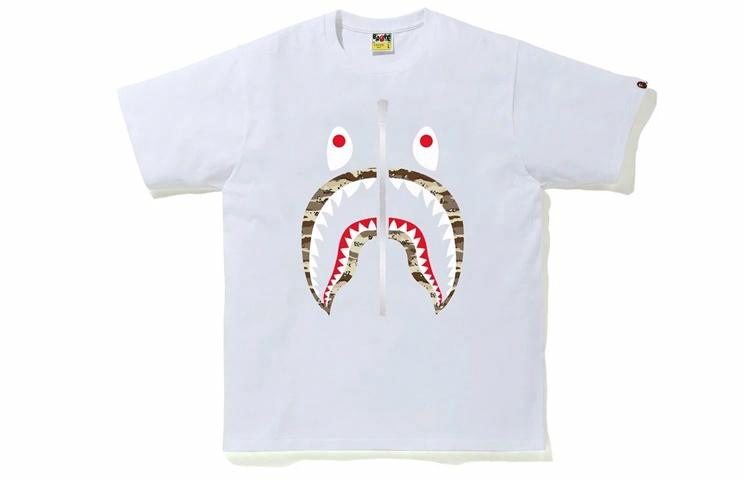 Мужская футболка A BATHING APE A BATHING APE T (пустынный камуфляж)