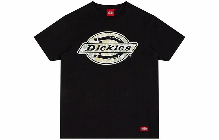 Мужская футболка Dickies SS21 с принтом (черная)