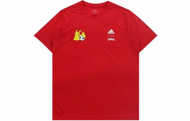 Мужская футболка adidas Тренировочная (красная) — фото 1